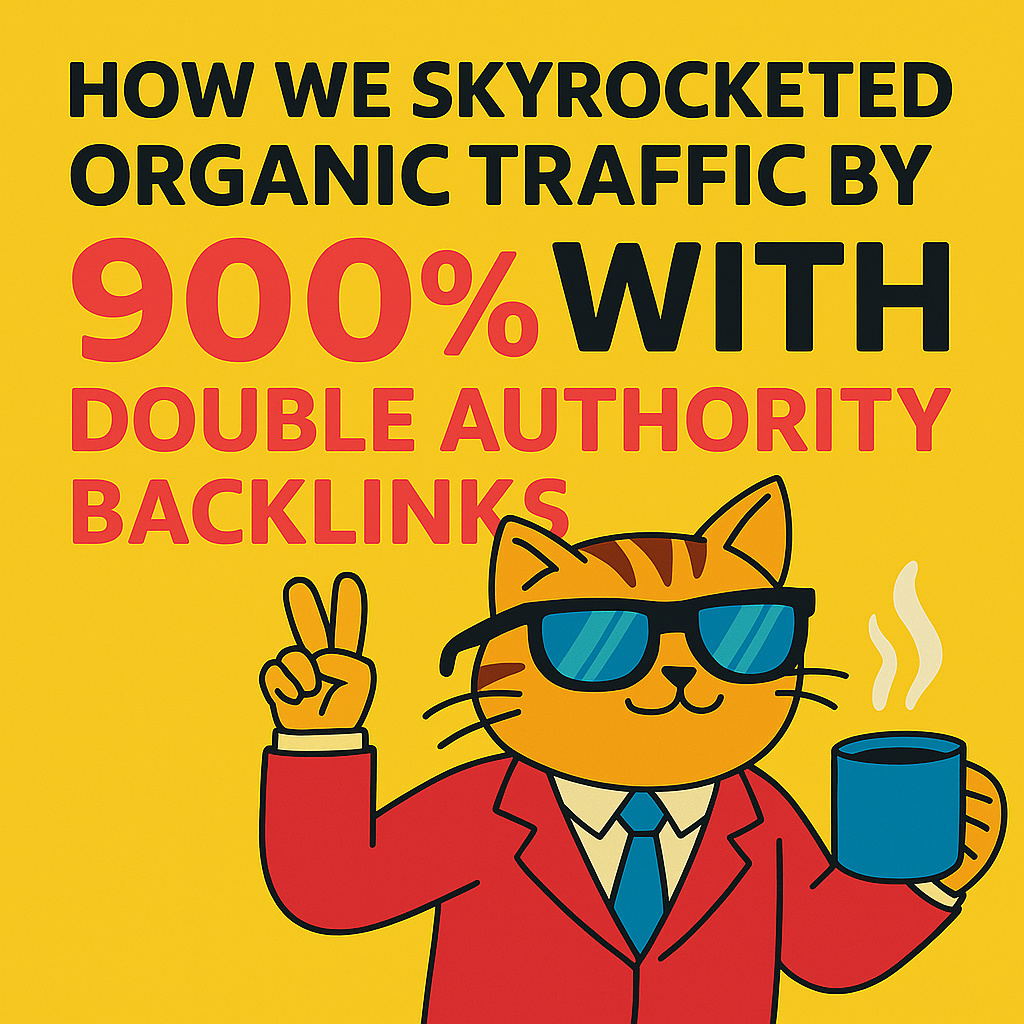 How We Improved Organic Traffic by 900% Using Strategic Link Insertion